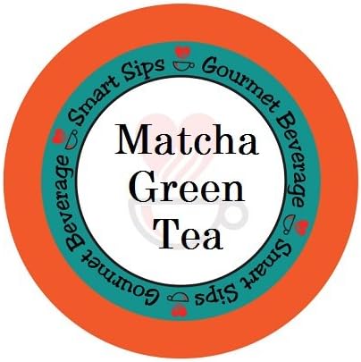 Smart Sips, Matcha Green Tea, Single Serve Cups Compatible With All Keurig K-cup Machines, 24 Count