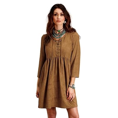 Stetson Womens Faux Suede Lace Dress - 1105705656011 Kuwait | Ubuy