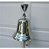 Ships-Bell-large-aluminum-Polished-Nickel-Finish-w-Mount-Bracket