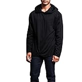 VICTORIOUS Men's Long Length Cloak Cardigan Hoodie