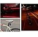 Cycling Bicycle Bike Rear Tail Safety Warning 8 LED+ 2 Laser Flashing Lamp Light