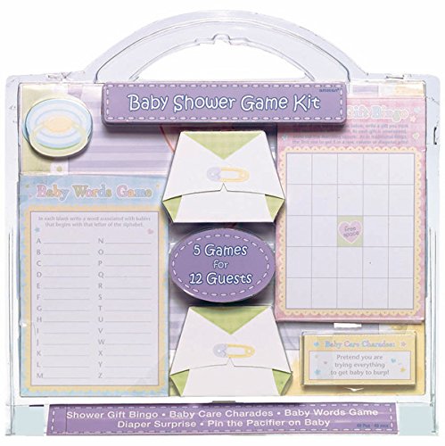 Amscan Delightful Game Kit Baby Shower Party Novelty Favors, 11.7 x 12", Multi