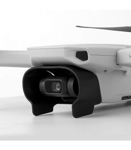 Levigo Drohnen-Linsen-Sonnenschutz Für DJI Mini 4 Pro – Anti-Glare Cover, Gimbal-Schutz, Grau