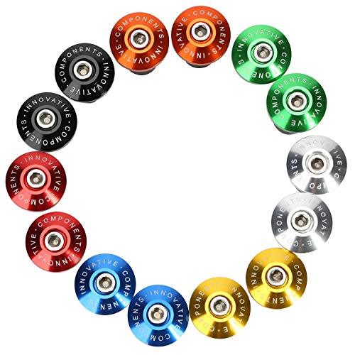 CICMOD Universal Motorcycle Street Bike 7/8" Handlebar Grips Bar End Plugs (Blue) - for Honda Kawasaki Suzuki Yamaha BMW Ducati Triuph ect.