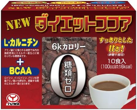 Amazon ユーワ Newダイエットココアゼロ 5g 10包 ユーワ カルニチン