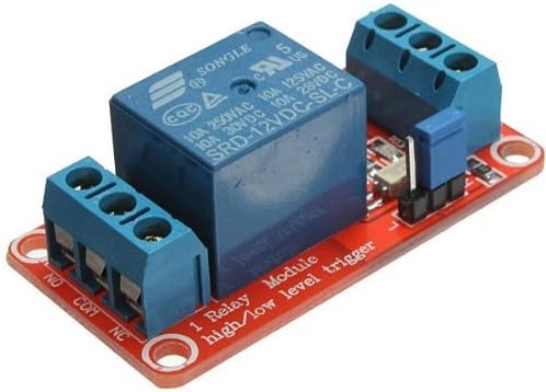 6pcs 12 V 1 Channel Relay Module with Optocoupler H/L Level Triger for Arduino