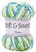 Darice 103-Yard Weaving Yarn, 3.5-Ounce, Soft and Sweet Turquoise and Lime Green