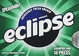Eclipse Sugar Free Gum, Spearmint, 8 pk