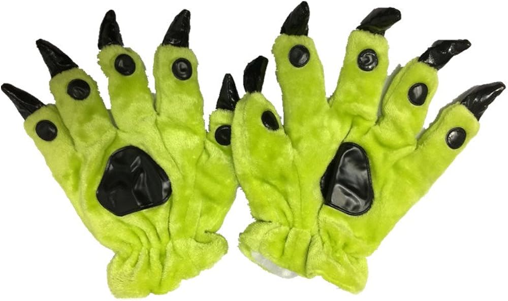 Unisex Paw Claw Winter Finger Gloves for Halloween Costume: Clothing