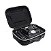 Esimen Hard Case for DJI Spark Portable Charging Station,Remote Controller,Charging Adapter Carry Bag Protective Box (Black+Silver)