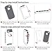 Hinpia Galaxy S6 Case (Not Fit S6 Edge/ S6 Edge Plus) 2 in 1 Dual Layer Heavy Duty Rugged Shockproof Slim Protective Hard Soft Rubber Bumper Case Cover for Samsung Galaxy S6 (Rose Gold)