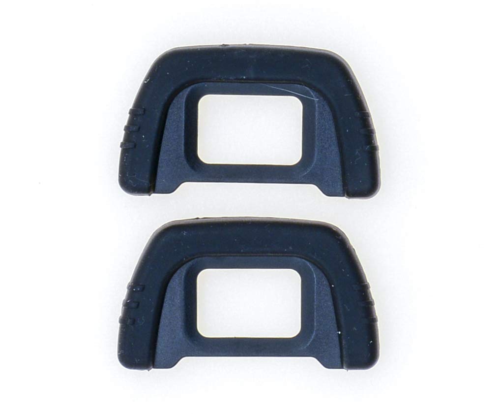 PROtastic® Replacement DK-21 Eyecup for Nikon D80 D90 D200 D600 D610 D750 D7000 DSLR Cameras (2 Pack)