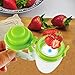 Baby Food Feeder, YCGRE Reusable Fresh Fruit Nibbler Pacifier BPA Free Infant Teething Toy with 2 Pack Baby Feeding Spoons for Toddler & Kids Bonus 3 Pcs Replacement Silicone Pouches (Boy)