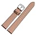 WOCCI Suede Vintage Leather Watch Band, Quick Release Watch Strap, Selectable Width - (18mm 20mm or 22mm)