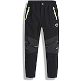 Hiheart Boys Girls Softshell Hiking Pants Waterproof Outdoor Trousers