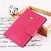 Travel Journey Passport ID Card Holder Case Cover Purse and Passport case (Bows Rose Red) ¡­