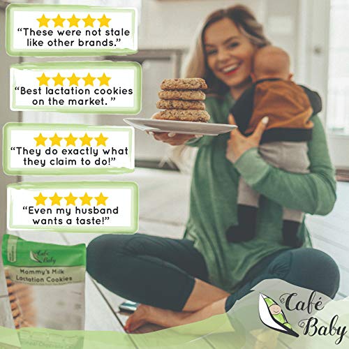 Café Baby Chocolate Chip Lactation Cookies for Breastfeeding Large