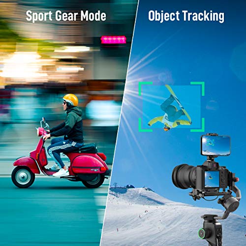 Moza Aircross 2 with Carrying Case, 3-Axis Handheld Gimbal Stabilizer, Up to 7.1 lbs 8 Follow Modes Dual Follow Focus System for DSLR Mirrorless Cameras with Larger Heavier Lens - Thumbnail 6