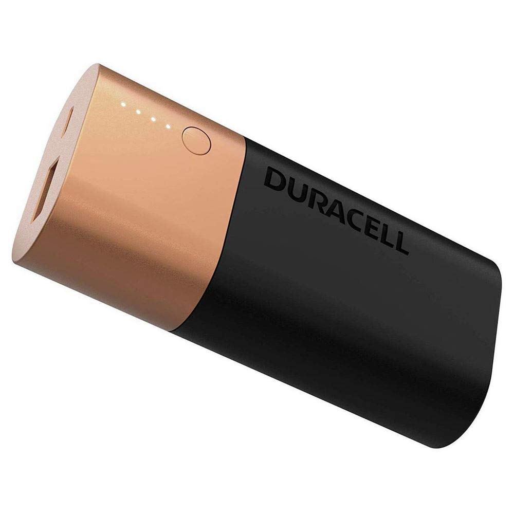 Duracell Power Bank 6700 mAh, External Battery Pack for Smartphones and USB-Powered Devices, Compatible with iPhone, Samsung