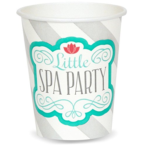 Little Spa Salon Makeover Party Supplies - 9 oz. Paper Cups (8)