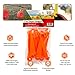 SURE SITE Clay Pigeon Target Hangers 10-Pack. Small, Lightweight, Reusable with Hooks on Each End. Attach to Fence, Line. Orange for Excellent Visibility. Holds Clay Targets, Water Balloons, Cans