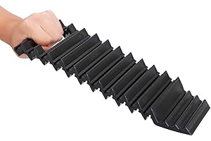 Keenso 2PCS Car Wheel AntiSkid Pad, NonSlip Emergency Tire Traction Mat Plate for Snow Mud Ice Sand Universal (2PCS)