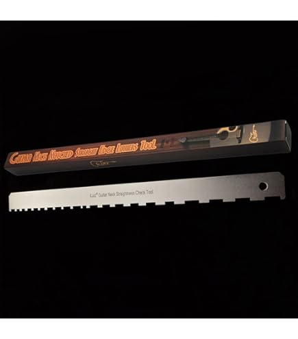 Jauge De Réglage Pour Guitare Et Basse - Outil De Luthier Pour Mesurer L'action Des Cordes - Graduations Précises