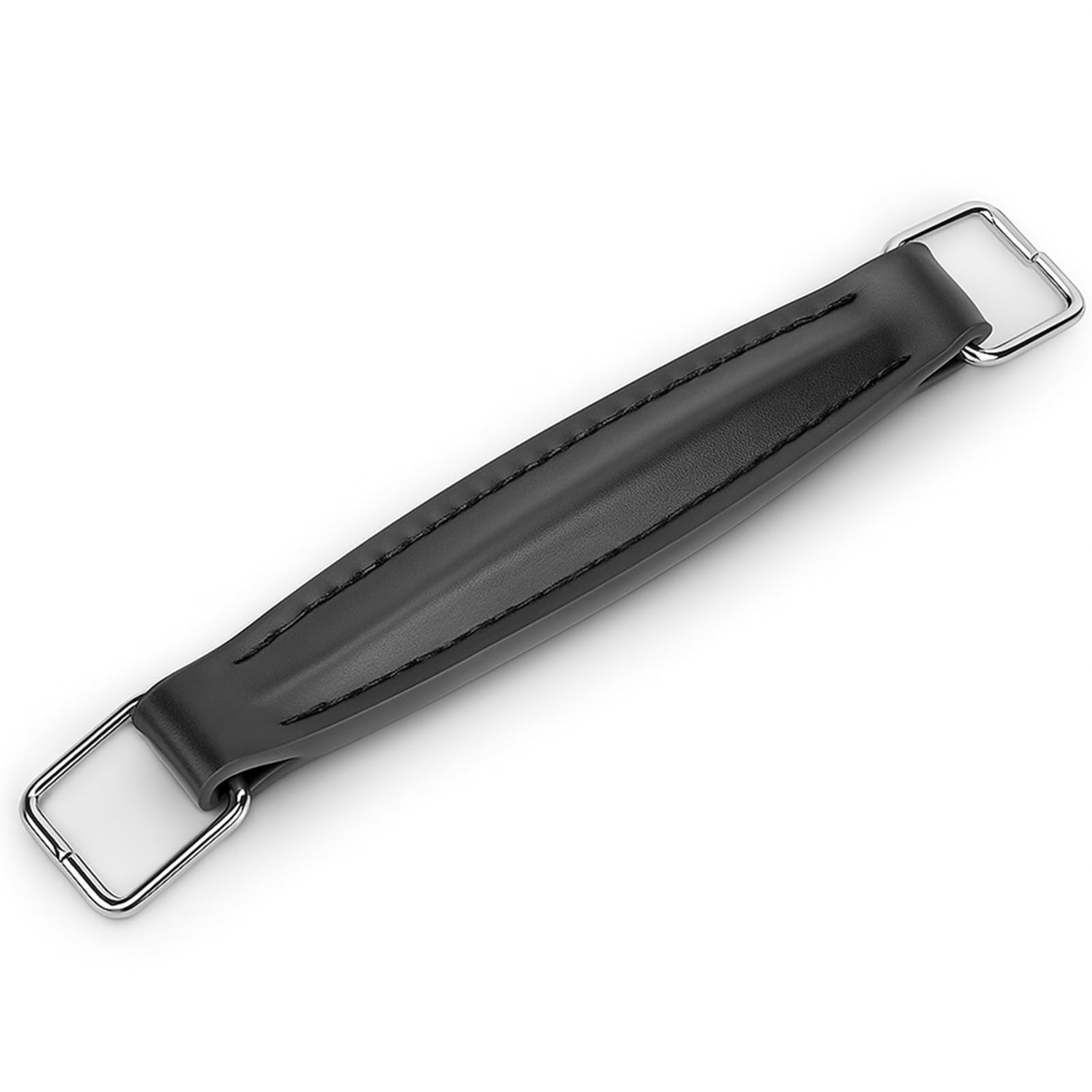 SUNGOOYUE PU Leather Guitar Amplifier Handle, Internal Steel Reinforcement Speaker Guitar Case Amp Handle Replacement Accessories(Black)