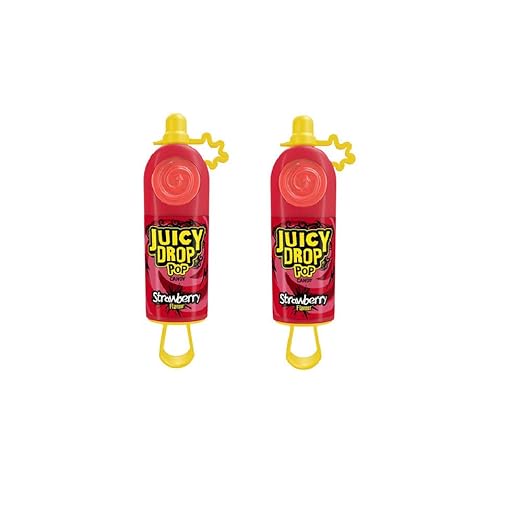 Juicy Drop Pop Hard Candy & Sour Liquid Strawberry Pack of 2 Amazon.in Grocery & Gourmet Foods