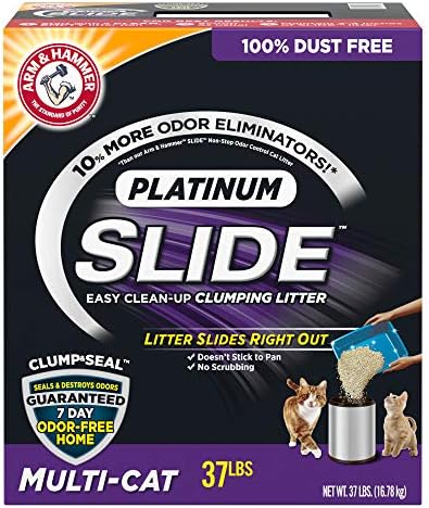 Arm & Hammer Platinum Slide Simple Clear-Up Clumping Cat Litter