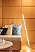 Brightech Tilt LED Floor Lamp for Living Rooms - Get Compliments: Modern Standing Pole Light for Family Rooms, Bedrooms & Offices - Bright, Dimmable Contemporary Lighting - Platinum Silver
