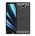 Sony Xperia 10 Case,LuckyMi TPU Shock Absorption Technology Full Protective Case Cover for Sony Xperia 10 Smartphone (Black, Sony Xperia 10 Case)