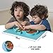 Cool Panda Premium Silicone Baby Placemat Set for Kids & Toddlers, Reusable Travel Bag, Non Slip Toddler Plates, Large Size: 15