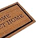BirdRock Home Home Sweet Home Coir Doormat | 18 x 30 Inch | Standard Welcome Mat with Black Border and Natural Fade | Vinyl Backed | Outdoor