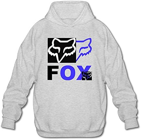ONluu Men's Fox Racing Logo Hooded Sweatshirt