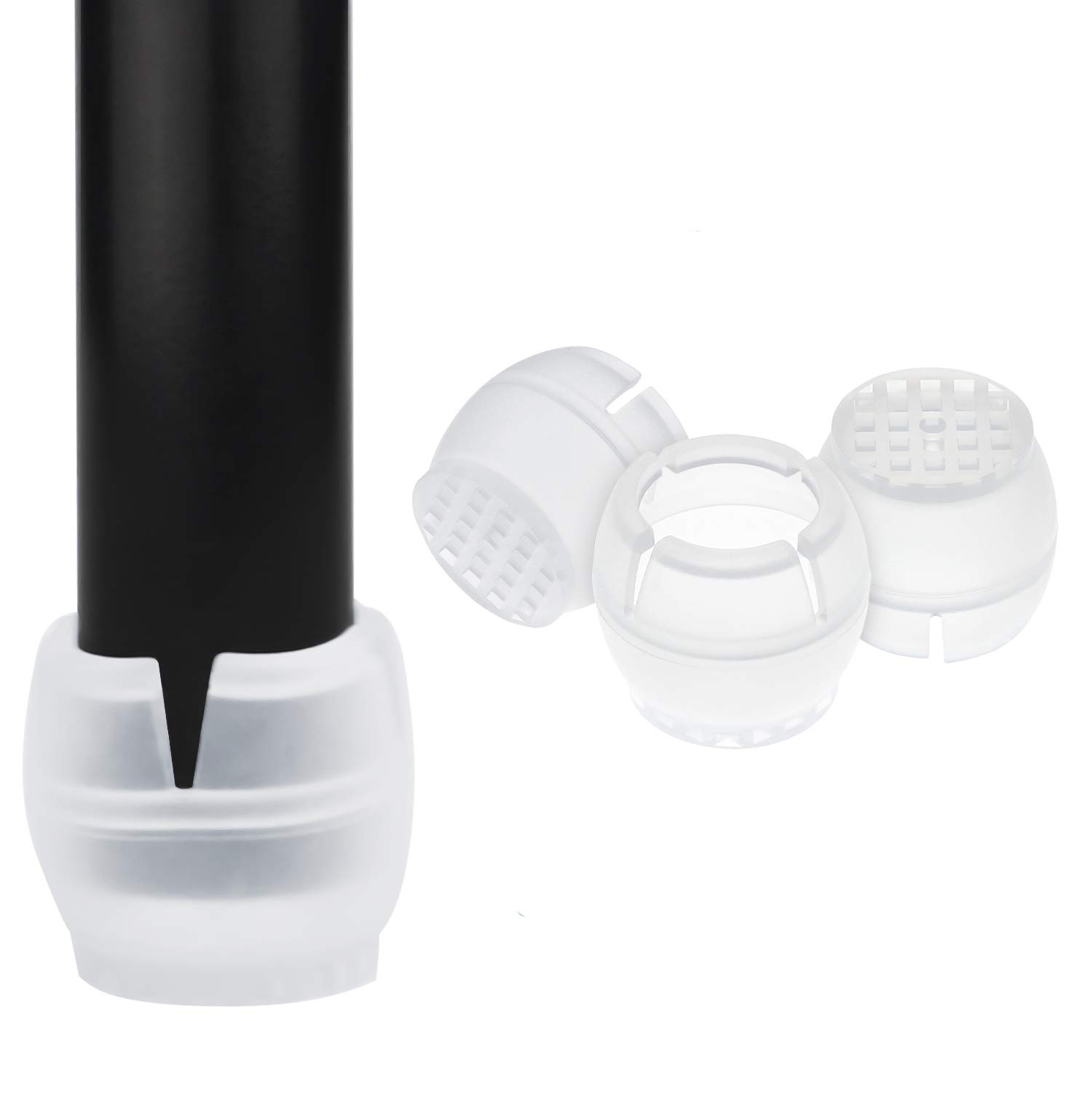 LONGFITE Floor Protector Chair Leg Caps Round Silicone Covers Furniture Table Desk Feet Glides Pads (16 Pack)