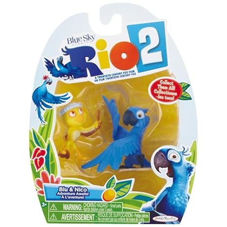 Buy Rio 2 Blu Nico 2 Pack Movie Figure Online At Low Prices In India Amazon In