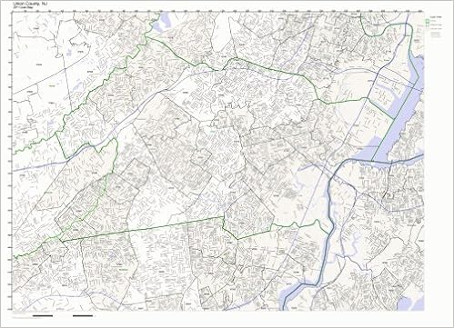 Union Nj Zip Code Map Union County, New Jersey Nj Zip Code Map Not Laminated: Amazon.com: Office  Products