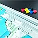 Lockways Magnetic Chalkboard 36 x 24 Inch Black Board, Bulletin Magnetic Blackboard 3 x 2, Silver Aluminium Frame