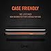 Gpel Galaxy Note 8 Screen Protector, Tempered Glass, Premium Japanese Asahi Glass, Black - Easy Installation