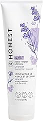 The Honest Company Hydrating Face Body Lotion Fast Absorbing Naturally Derived Hypoallergenic Lavender Calm 8.5 fl oz