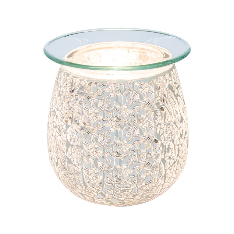 airpure The Mosaic Silver Electric Wax Melt Oil Melter Burner with Backlight