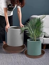 Bleuhome 6 Pack of 12 inch Plant Saucer, Heavy Duty