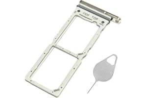 BESTDEALING Galaxy Z Fold 5 SIM Card Tray Dual Replacement Fold 5 5G Sim Card Slot Holder for Samsung Galaxy Z Fold5 7.6" F946 SM-F946U Sim Card Tray Repair Part with Opening Eject Pin Needle (Cream)