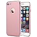 VANSIN Case for iPhone 7, 3 in 1 Ultra Thin and Slim Hard Case Coated Non Slip Matte Surface with Electroplate Frame for iPhone 7 (4.7'')(2016) - Rose Gold