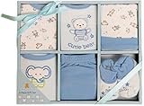 Big Oshi Baby Infants 6 Piece Layette Gift Set