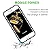 iPhone 6/6S Battery Case,Proker Ultra Slim Extended Portable Charger for iPhone 6/6s with 2500mAh Capacity Juice Pack/Lightning Cable Input Mode(black)