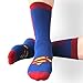 Men's Batman Superman Captain America Deadpool Punisher Design Cotton Socks Pack of 5