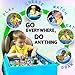 Kids Travel Tray, Car Seat Tray, Travel Tray for Kids Car Seat, Toddler Car Activities, Car Seat Tray & Kids Lap Tray- Keeps Children Entertained | Portable&Foldable Car Seat Table Tray, Kids Car Tray