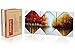 Asmork 100% Hand-Painted Autumn Scenery Trees Landscape Southwest Panel Wall Art Oil Paintings On Canvas Paintings Home Decor Ready To Hang Artwork - 3 Pieces